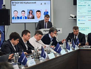 КубГАУ вошел в состав университетов, которые были отобраны в основной трек программы «Приоритет-2030»